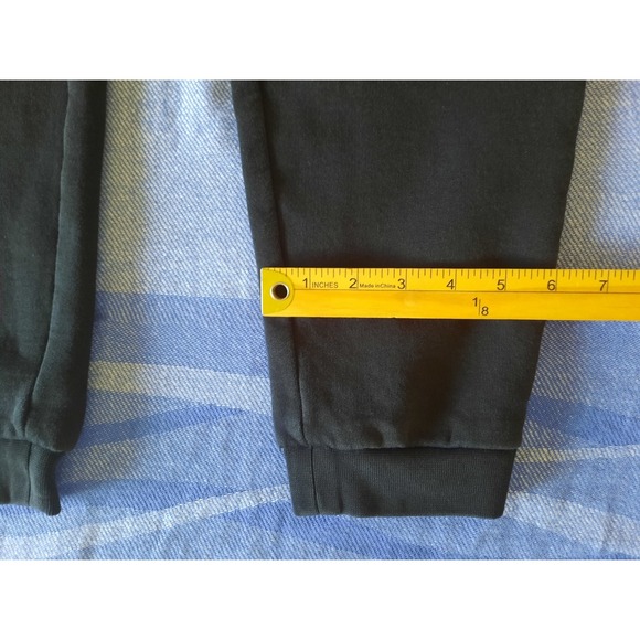 Lacoste Mens Small Tapered Fit Fleece Joggers Black Sweatpants Logo FR 3 SEE - Picture 4 of 10
